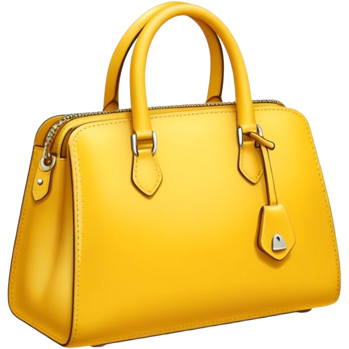 yellow designer bag  emoji