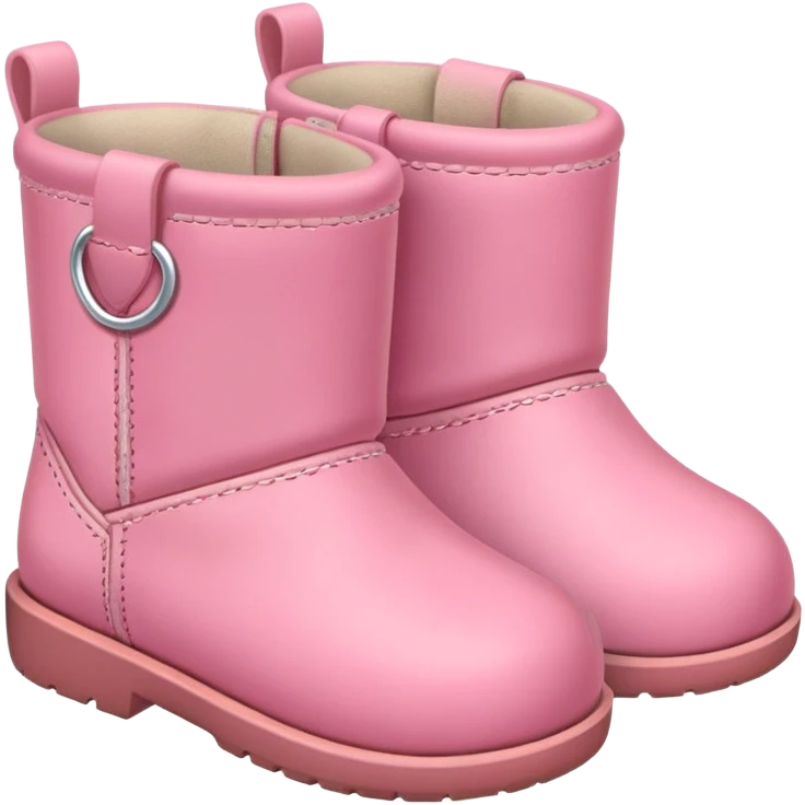 pink baby boots emoji