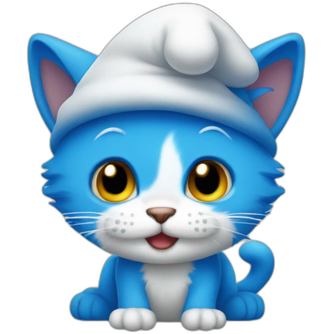 Smurf cat  emoji