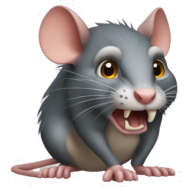 angry rat emoji