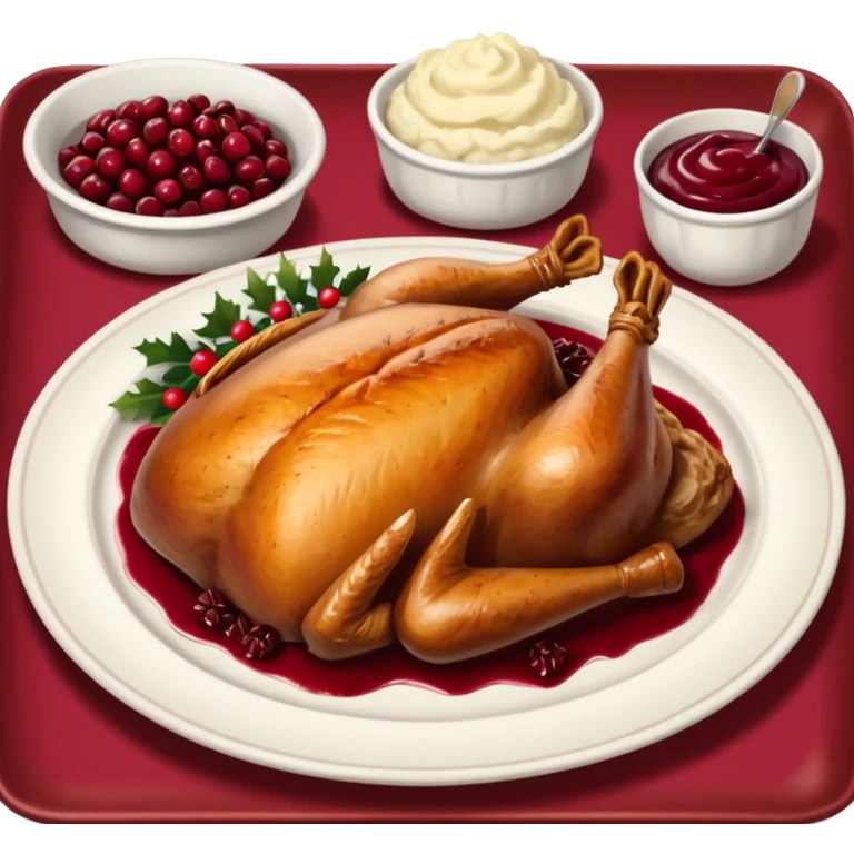 festive dinner plate emoji