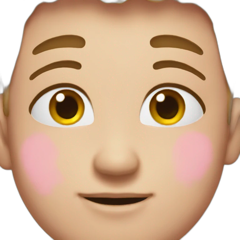 pink cheek emoji