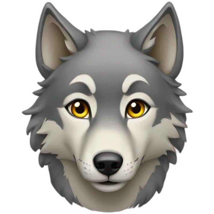 Female wolf  emoji