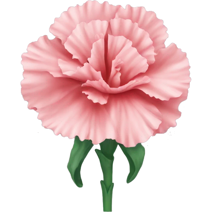 Carnation flower emoji