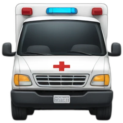 Ambulance ungry emoji