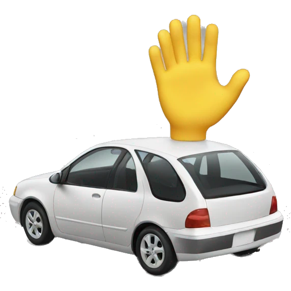 hand car emoji