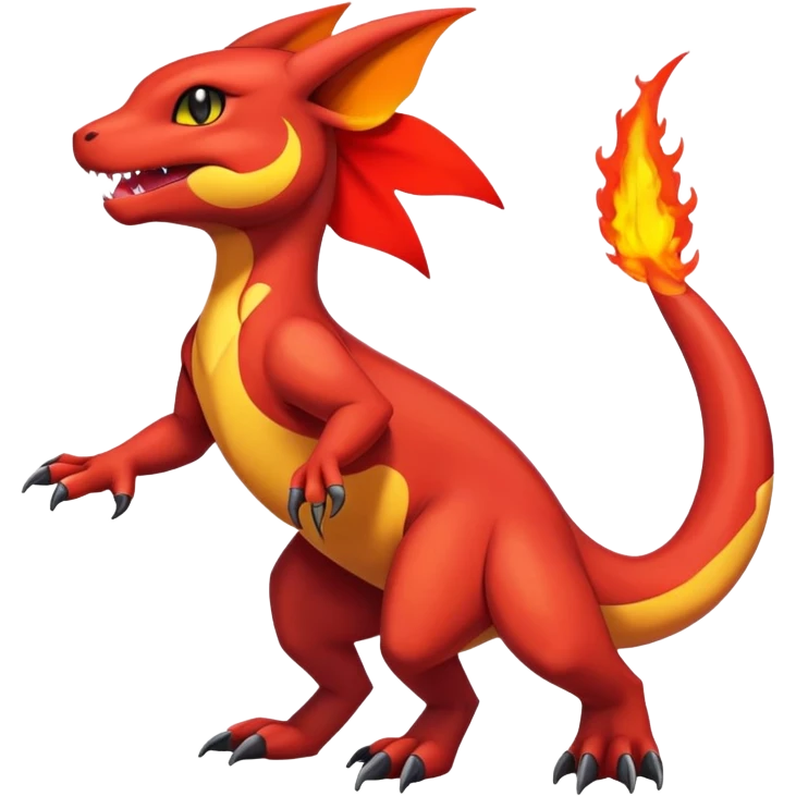 Salandit-Umbreon-Charmeleon-Fakémon-hybrid-creature (full body)  emoji