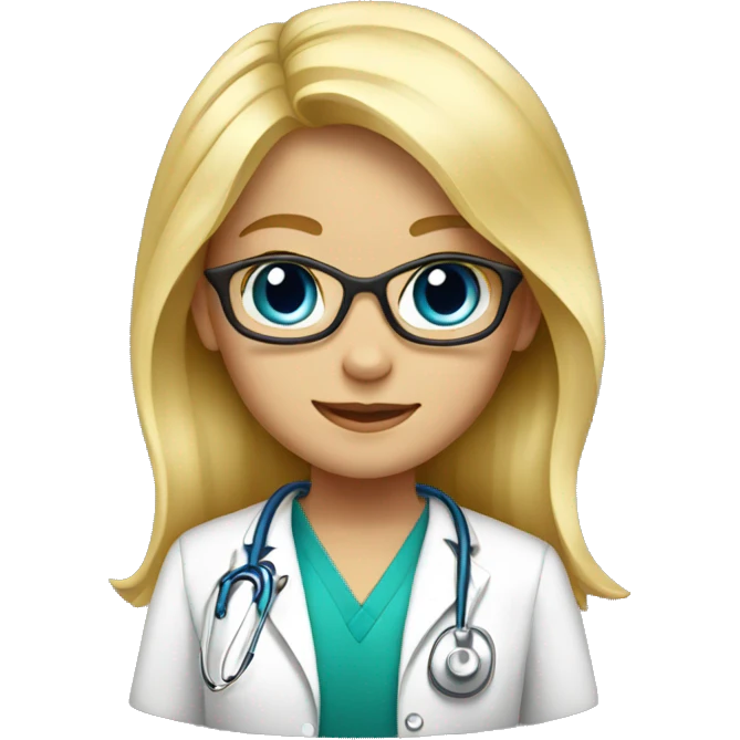 pediatrician blonde young emoji