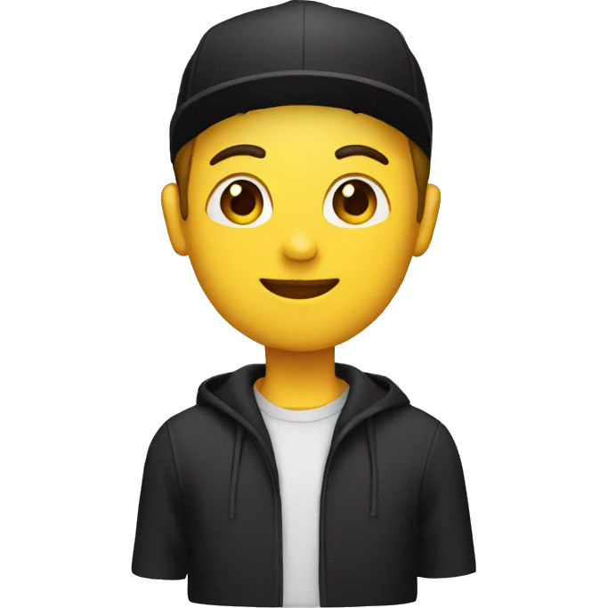 person black cap emoji