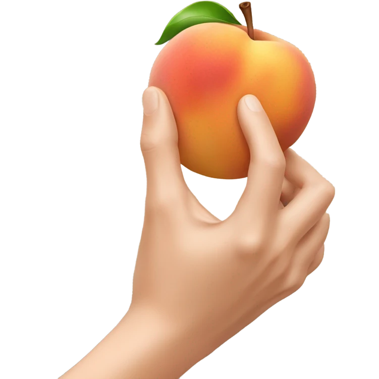 Slap a peach emoji