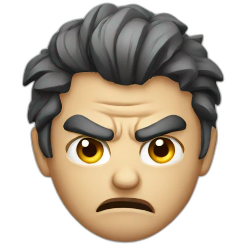 Angry emoji