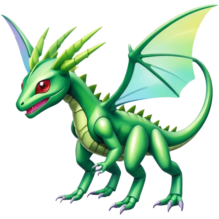 Shiny Exotic Flygon-Amaura-Genesect-Scyther-Hybrid-Creature emoji