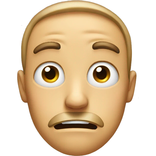 a face that is half-asleep and tearing up emoji