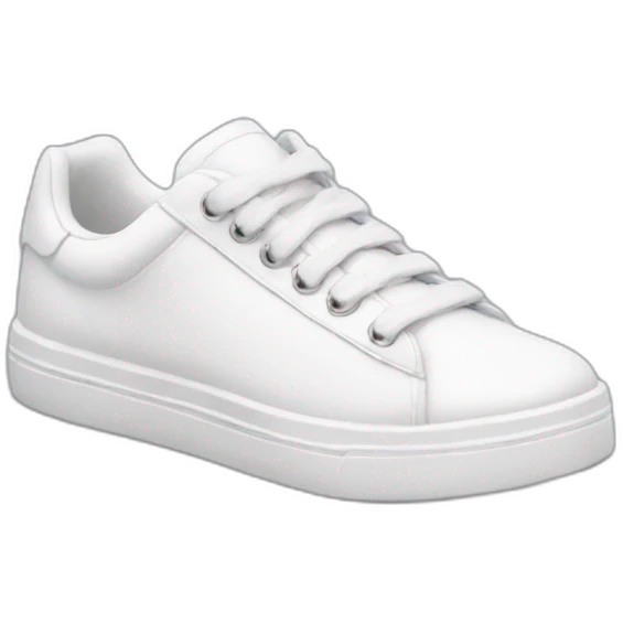 White sneakers emoji