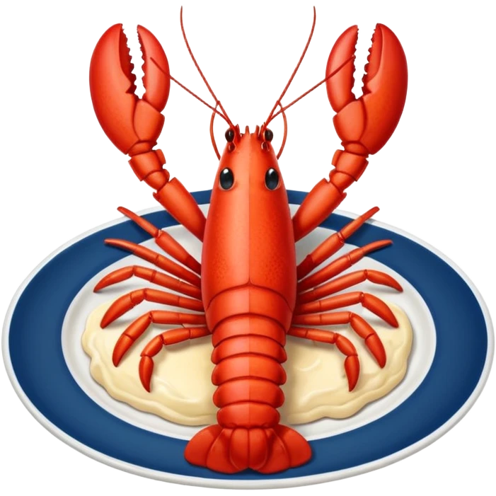 Lobster on period emoji
