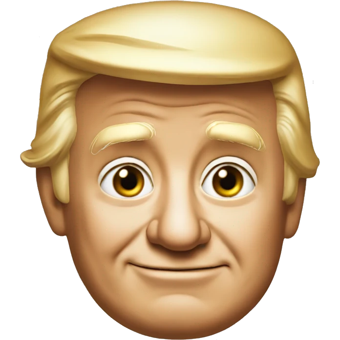 Old Donald Trump caricature  emoji