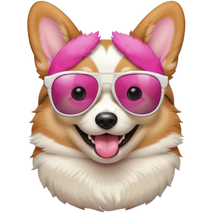 cool corgi wearing sunglasses emoji