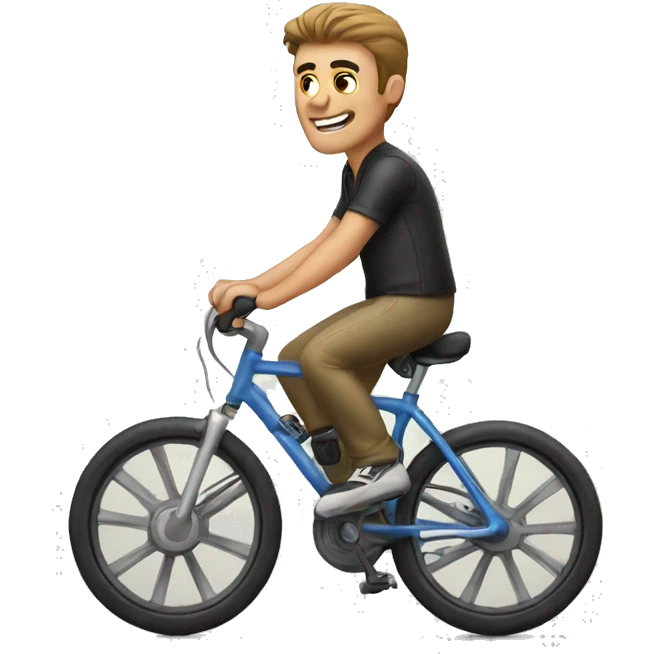 Australian male on the bike emoji