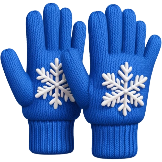 winter gloves emoji