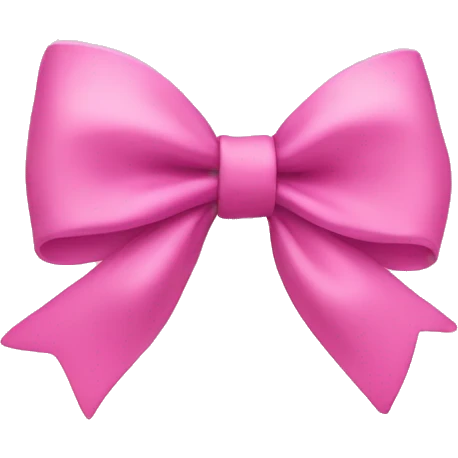 Pink bow  emoji