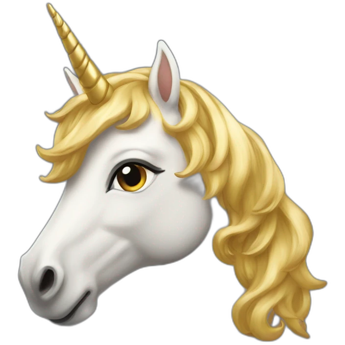 gold  unicorn emoji