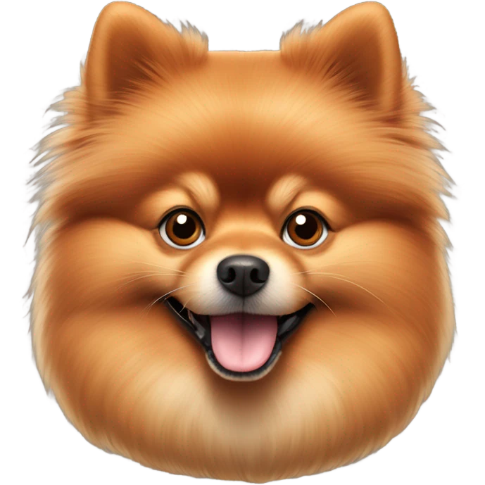 red Pomeranian Spitz emoji