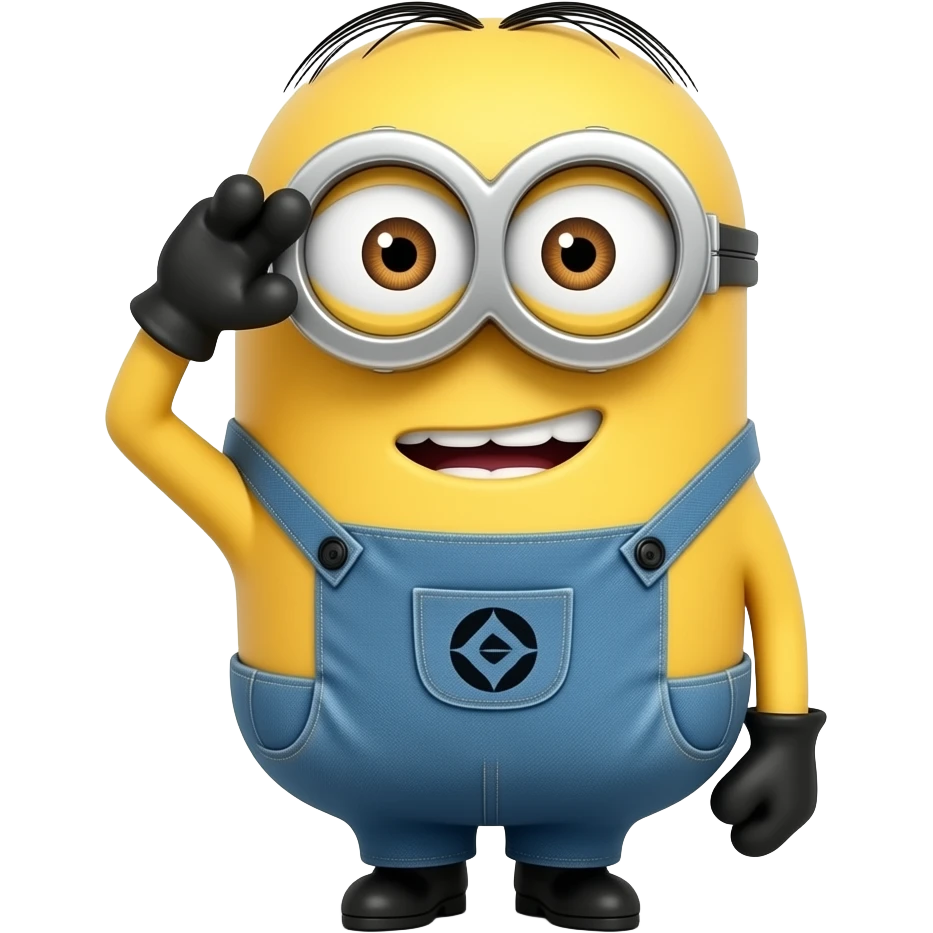 minion salute emoji