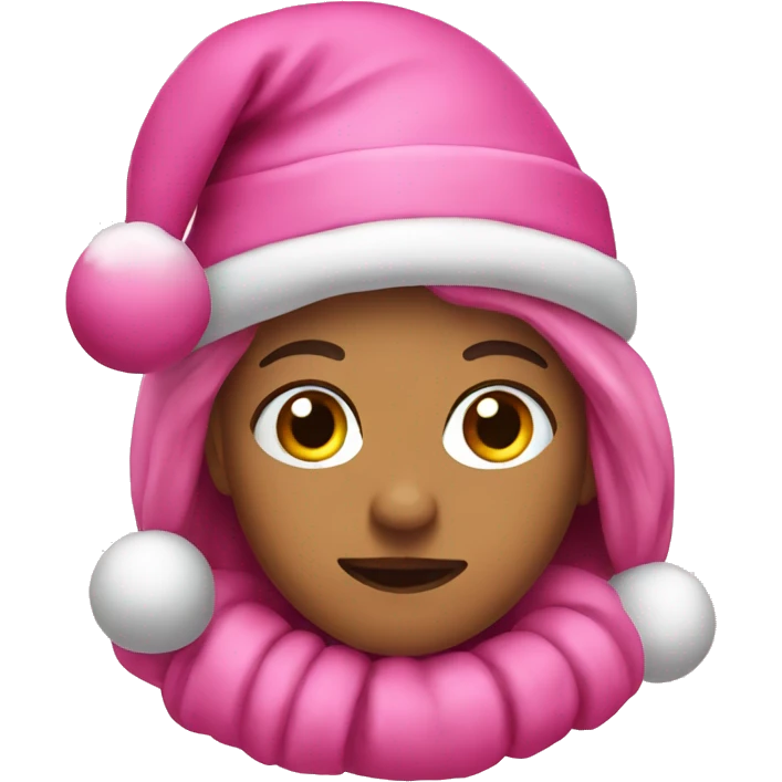 pink christmas  emoji