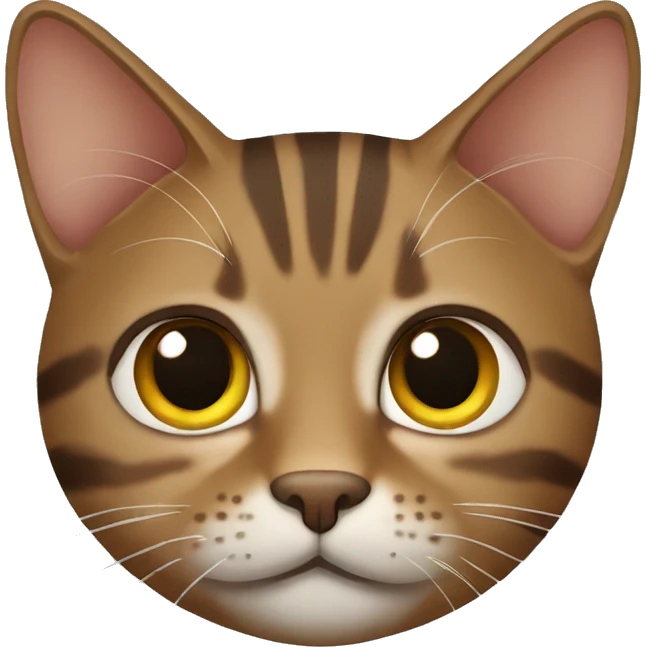 brown tabby cat  emoji
