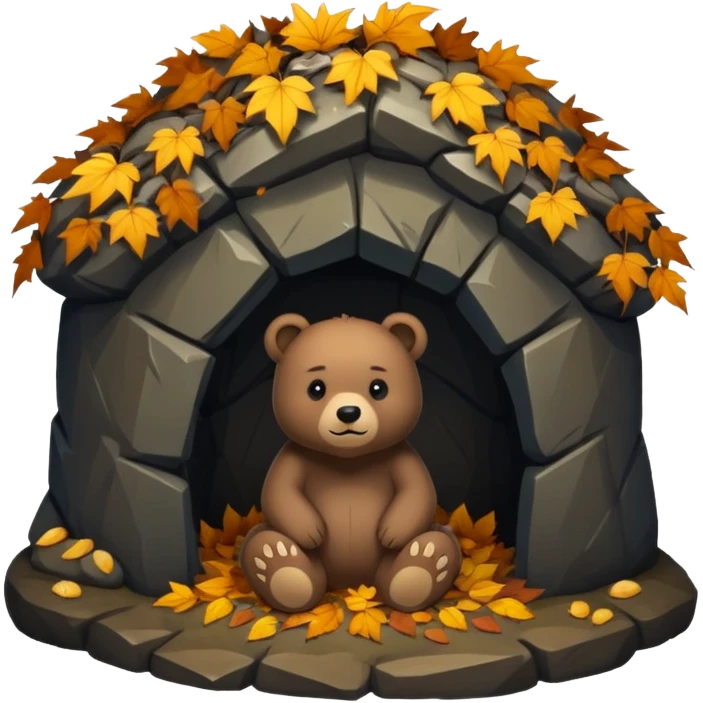 bear cave emoji