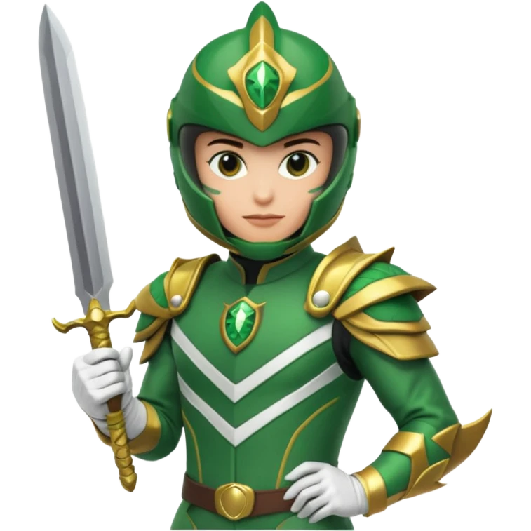 Green ranger 😏 emoji