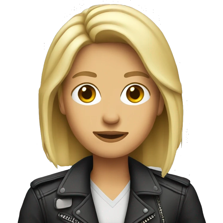 Journalist rocker female emoji