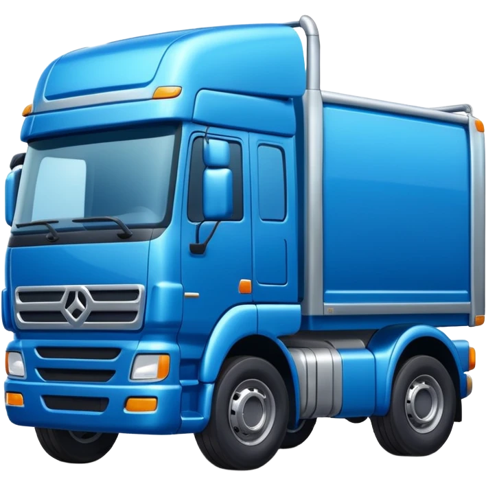 camion bleu emoji