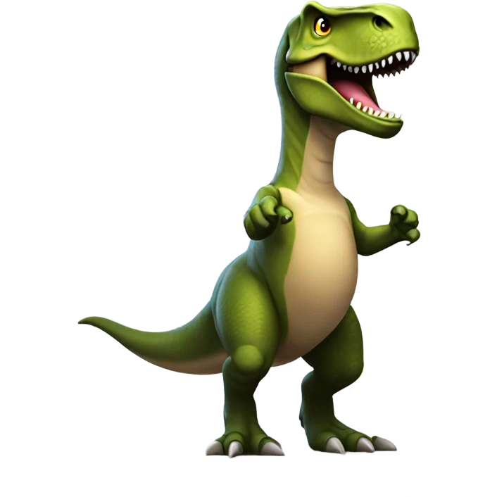 T rex middle finger  emoji