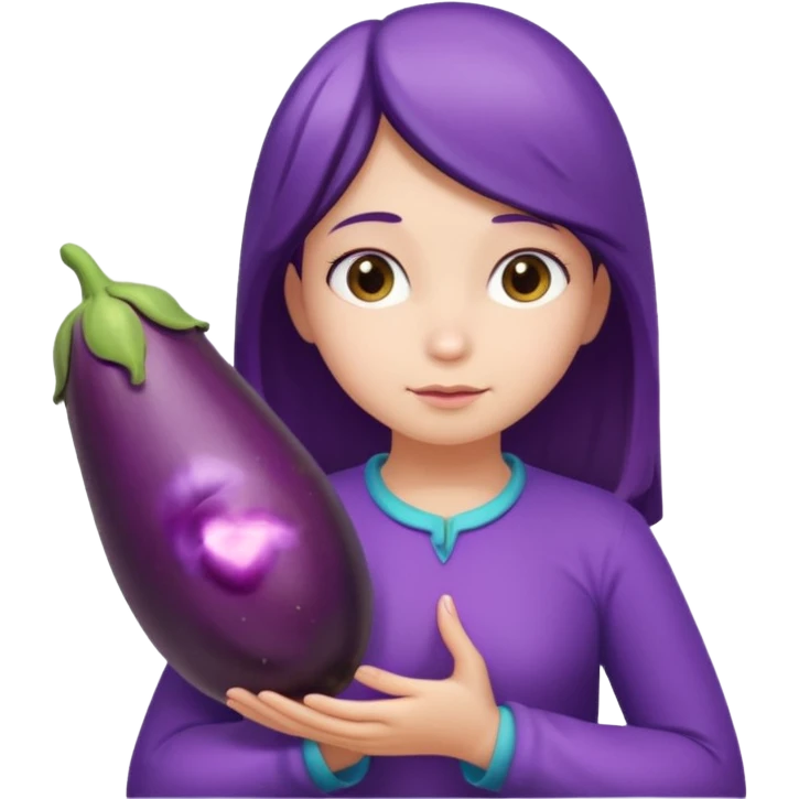 girl in underwear praying to 🍆 emoji