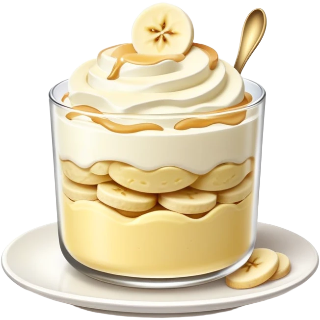 banana pudding with vanilla wafers emoji