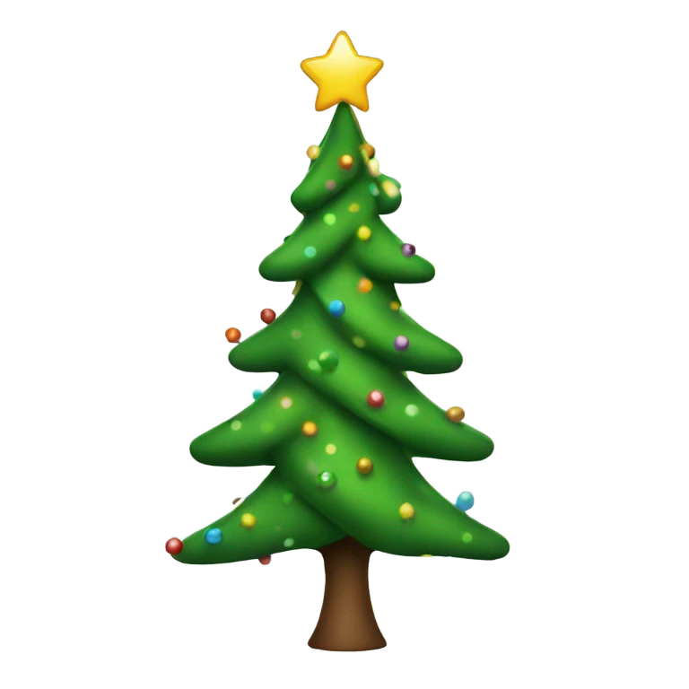 Christmas tree emoji