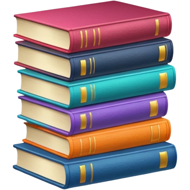 Modern books emoji