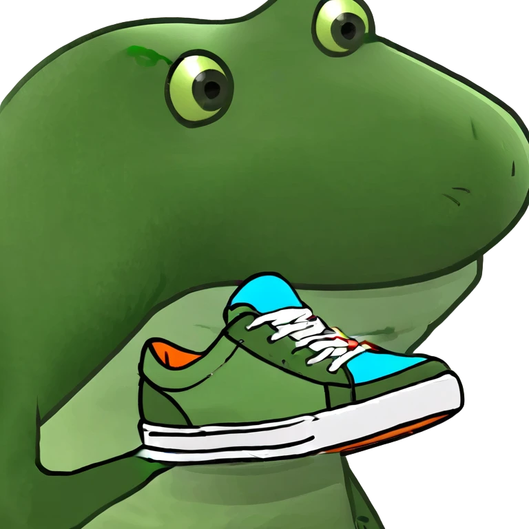 Tiburón con tenis emoji