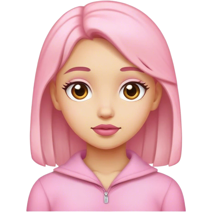 Pink girl emoji