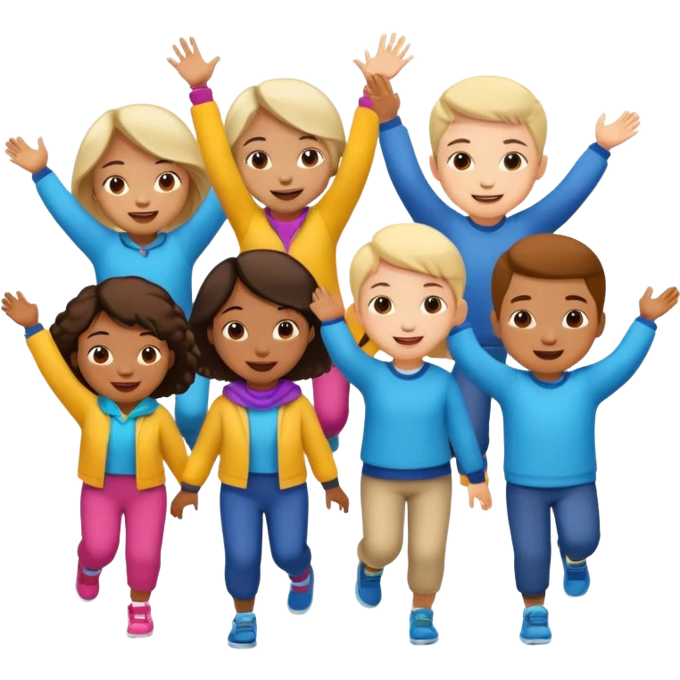 Crianças brincando  emoji