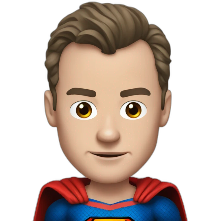 Jonathan Toews as Superman emoji