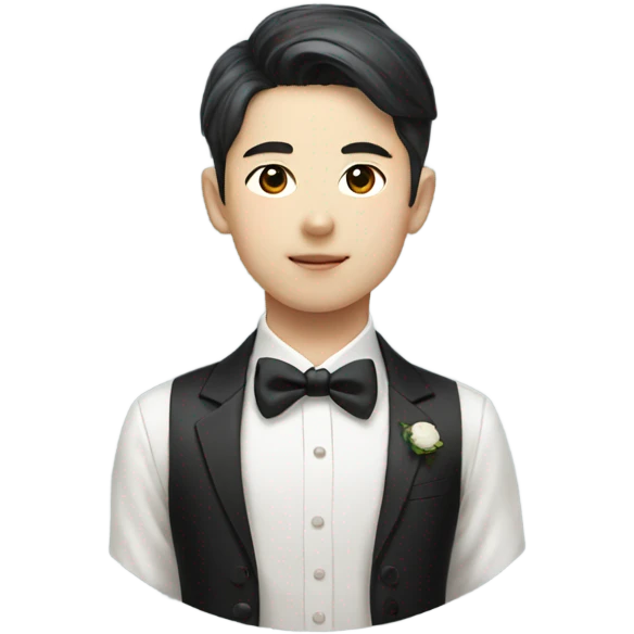 boys in formal attire Korean  emoji