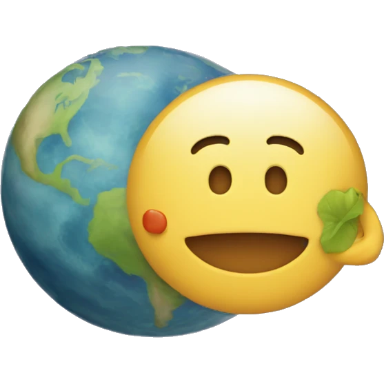 planeta dañado emoji