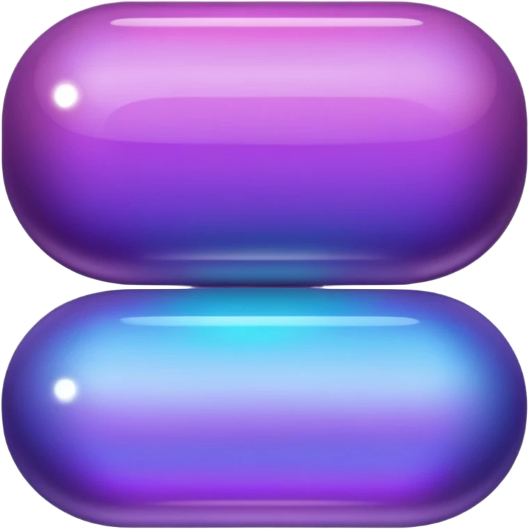 glitter purple medicine emoji