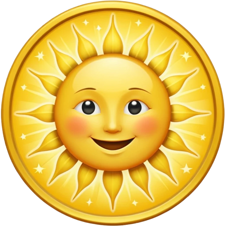 "the sun" tarot card emoji