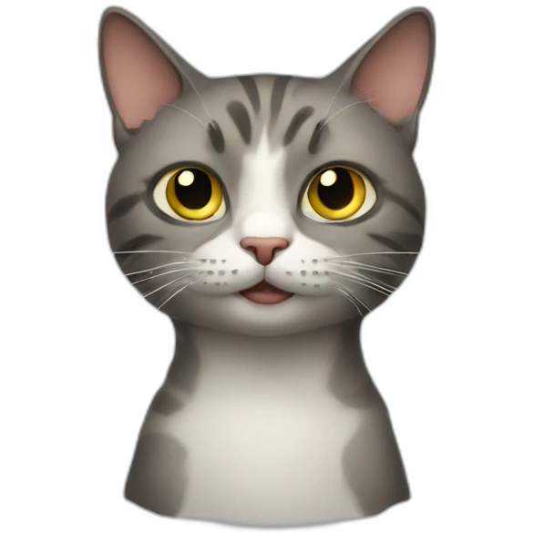 weird cat emoji
