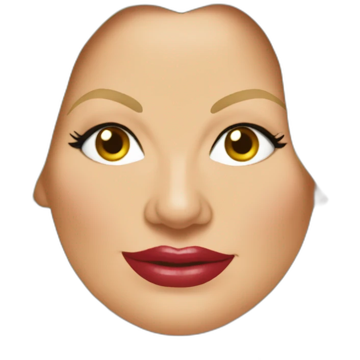 Bald Jennifer Coolidge emoji