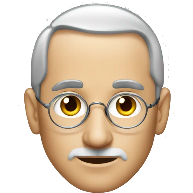 steve jobs with stars in his eyes  emoji