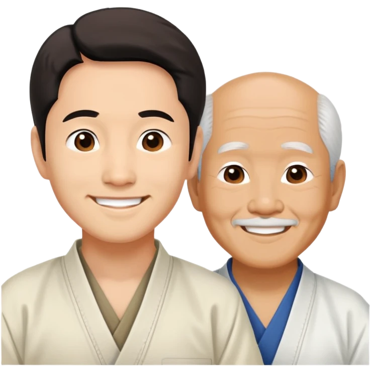 Daniel larusso and Mister Miyagi  emoji